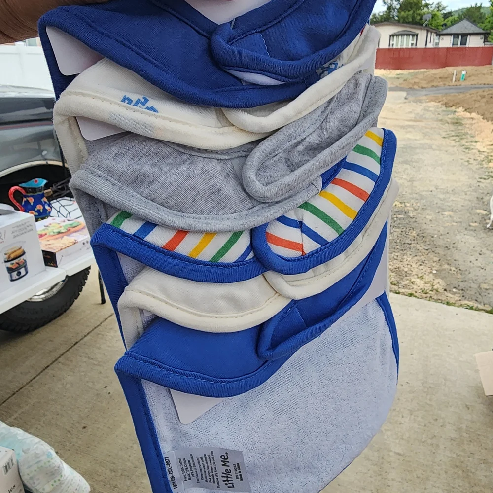 Little Me Monster Kids Bibs